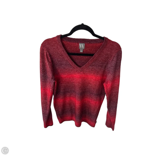 Sweater By Worthington In Red, Size: M