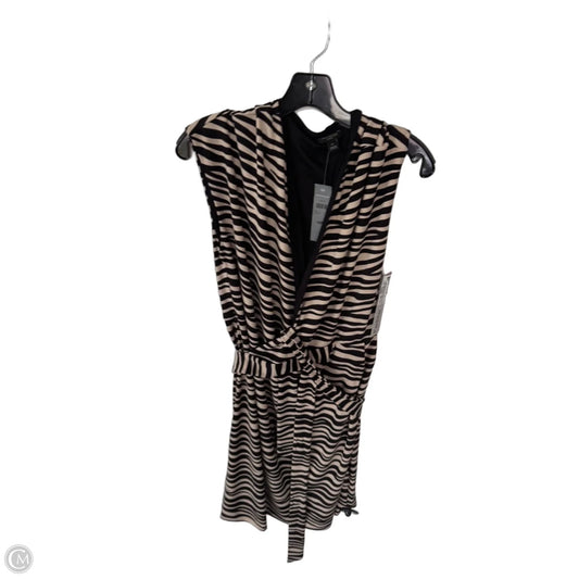 Dress Work By Ann Taylor In Black & Tan, Size: Lp