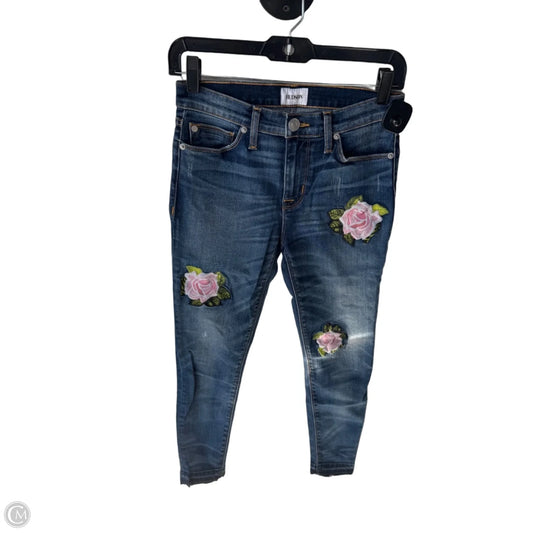 Jeans Skinny By Hudson In Blue Denim, Size: 2