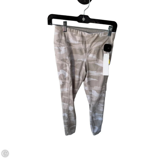 Athletic Leggings By Athleta In Tan & White, Size: Xs
