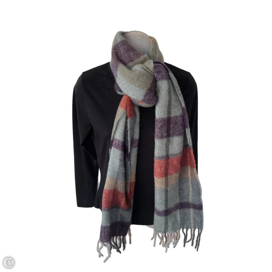 Scarf Winter By Loft In Blue & Green