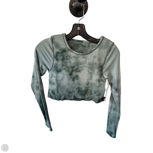 Athletic Top Long Sleeve Crewneck By Lululemon In Green, Size: S