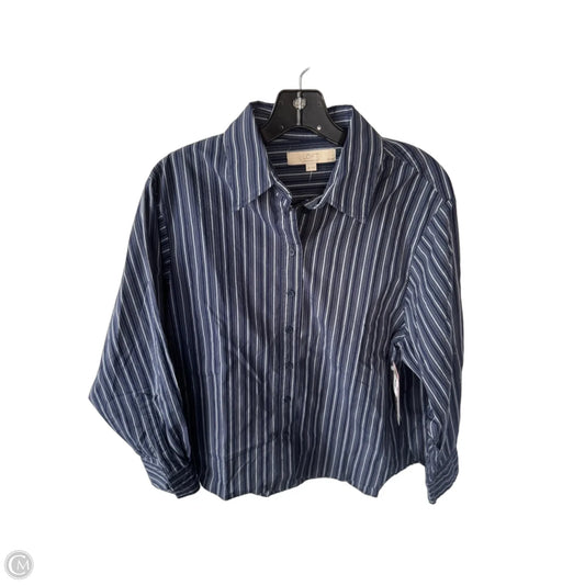 Top Long Sleeve By Loft In Blue, Size: Sp