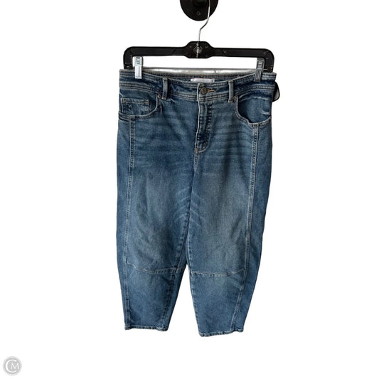 Jeans Wide Leg By Loft In Blue Denim, Size: 2p