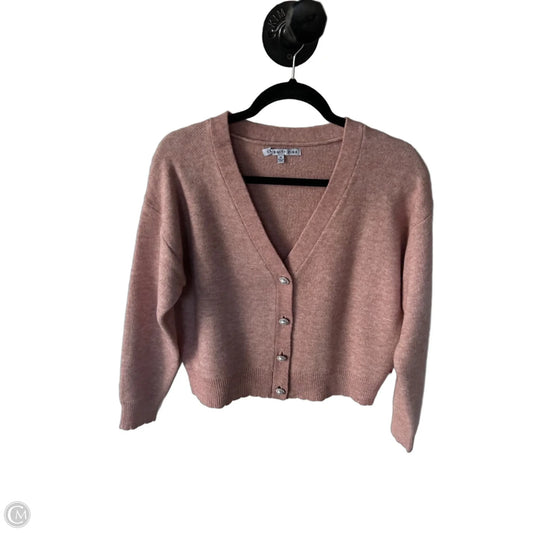 Sweater Cardigan By Celebrity Pink In Pink, Size: M