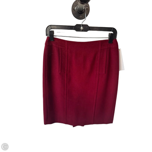 Skirt Mini & Short By Ann Taylor In Red, Size: 2
