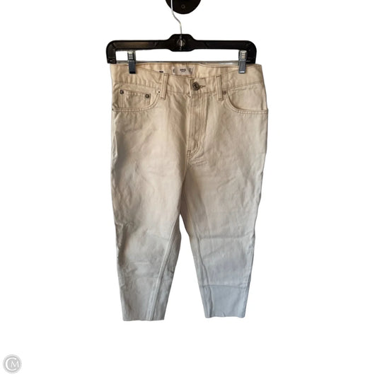 Jeans Boyfriend By Mng In Cream Denim, Size: 4