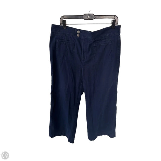 Pants Wide Leg By Loft In Blue, Size: 14