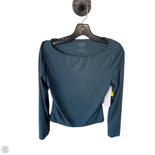 Top Long Sleeve Basic By Trendy Queen In Blue, Size: M