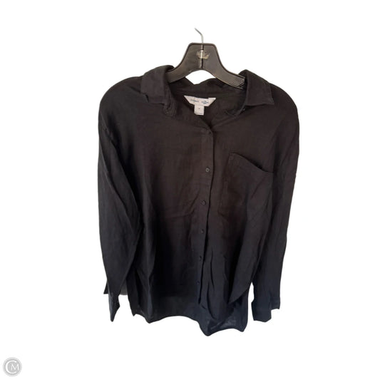 Top Long Sleeve By Old Navy In Black, Size: M