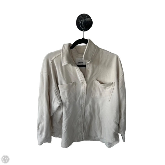 Top Long Sleeve By Aerie In Cream, Size: S