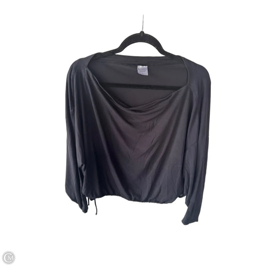 Athletic Top Long Sleeve Crewneck By Athleta In Black, Size: L