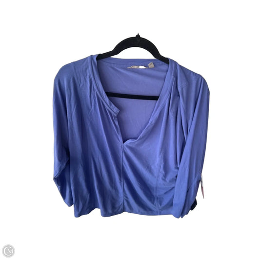 Athletic Top Long Sleeve Crewneck By Athleta In Purple, Size: L