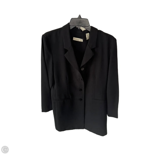 Coat Peacoat By Amanda Smith In Black, Size: Mp