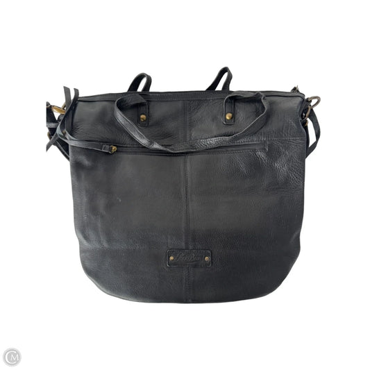 Handbag Leather By Lucky Brand, Size: Medium
