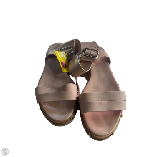 Sandals Flats By Agl In Pink, Size: 6