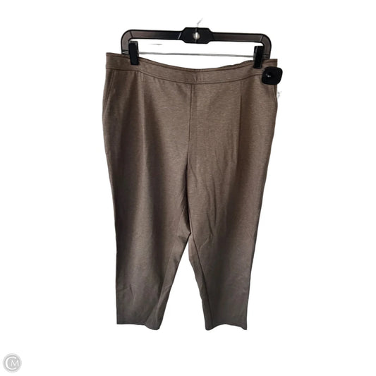 Pants Designer By Lafayette 148 In Brown, Size: L