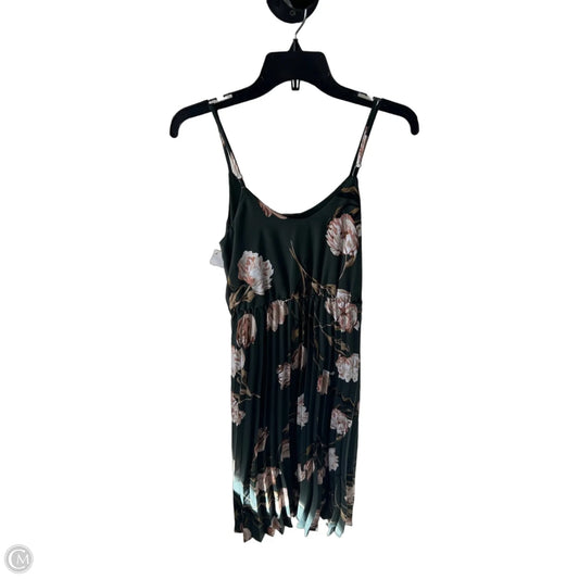Dress Casual Midi By A New Day In Green & Tan, Size: S
