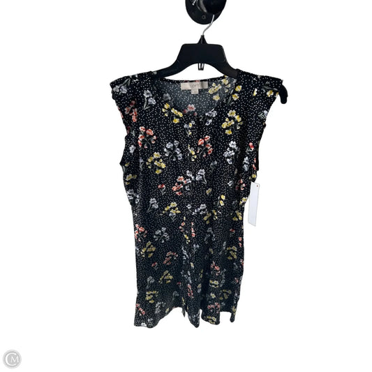 Dress Casual Short By Loft In Black & Blue, Size: S