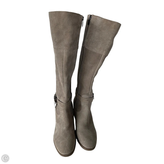 Boots Knee Heels By Marc Fisher In Tan, Size: 8.5