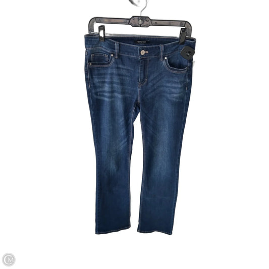 Jeans Boot Cut By White House Black Market In Blue Denim, Size: 4