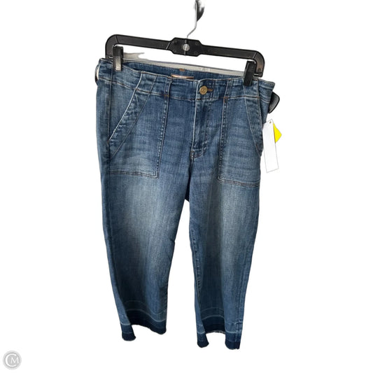 Jeans Wide Leg By Kut In Blue Denim, Size: 4