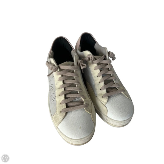 Shoes Sneakers By P448 In Grey & Pink, Size: 8.5