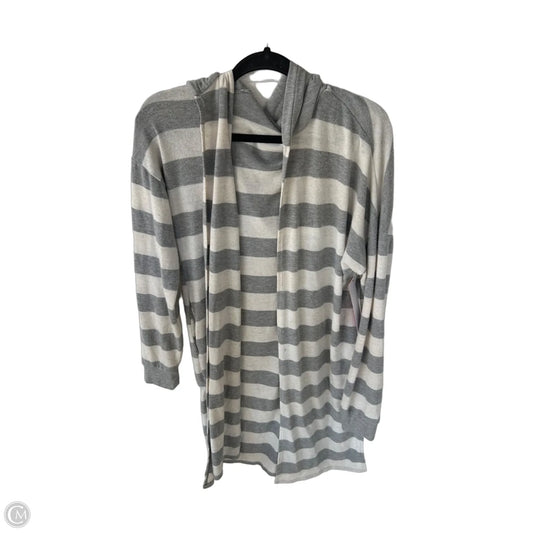 Cardigan By Lovely Melody In Grey & White, Size: L