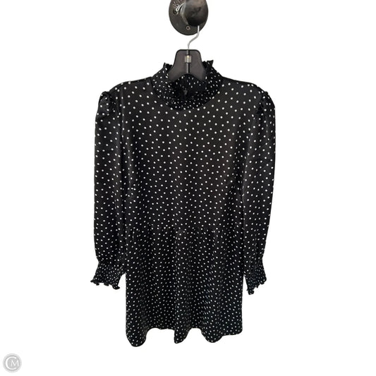 Dress Casual Short By Loft In Black & White, Size: M