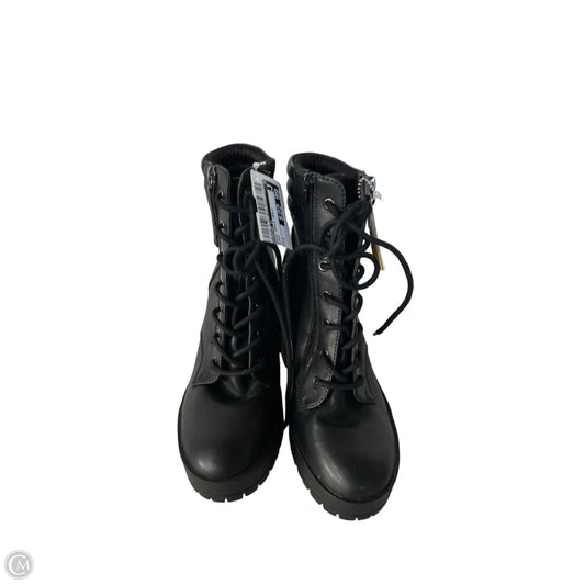 Boots Ankle Heels By Forever 21 In Black, Size: 7
