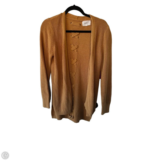 Sweater Cardigan By Clothes Mentor In Yellow, Size: M