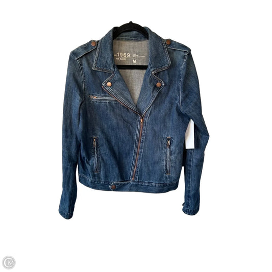 Jacket Denim By Gap In Blue Denim, Size: M