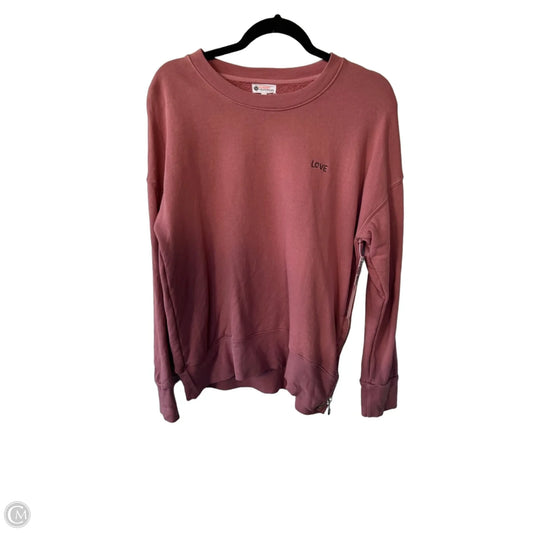 Sweatshirt Crewneck By Sundry In Pink, Size: Xs