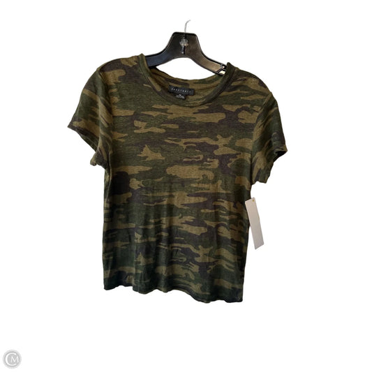 Top Short Sleeve Basic By Sanctuary In Camouflage Print, Size: Xs