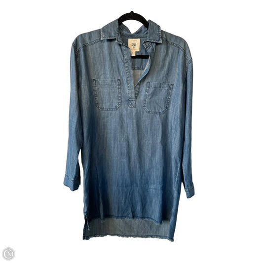 Dress Casual Short By Billabong In Blue Denim, Size: Xs