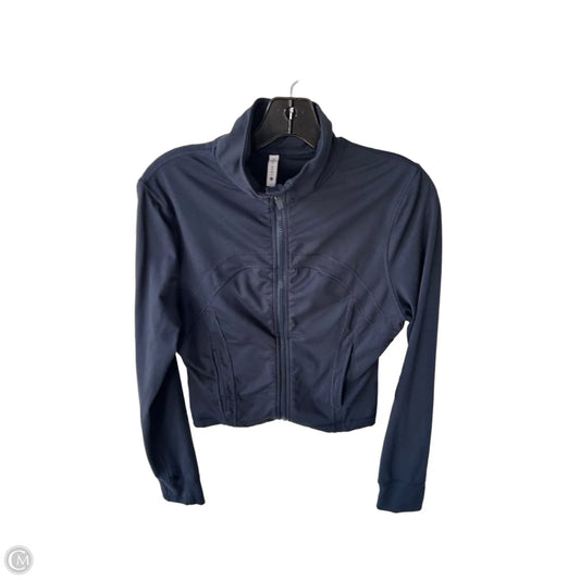 Athletic Jacket By Love Tree In Blue, Size: L