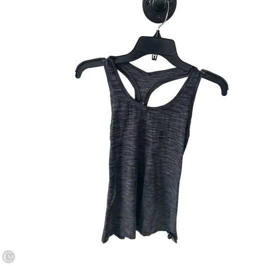 Athletic Tank Top By Lululemon In Black & White, Size: S