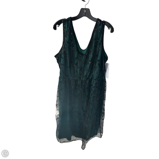 Dress Party Midi By Bloomchic In Black & Green, Size: 1x
