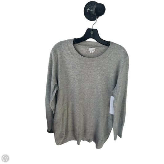 Sweater Cashmere By J. Crew In Grey, Size: Xl