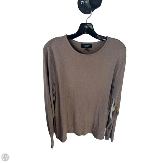 Top Long Sleeve By Banana Republic In Tan, Size: Xxl