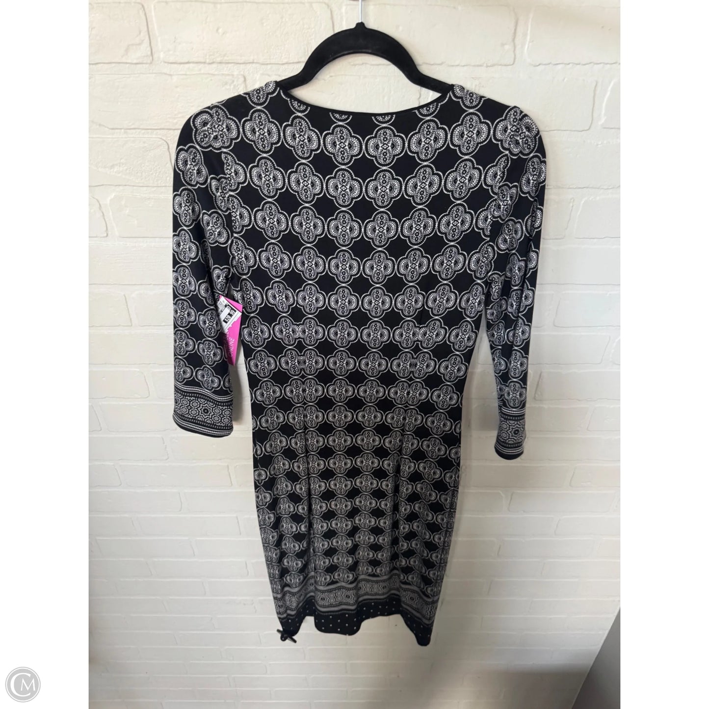 Dress Work By White House Black Market In Black & White, Size: Xs