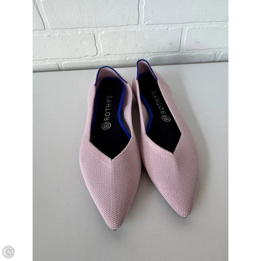 Shoes Flats By Rothys In Pink, Size: 9.5