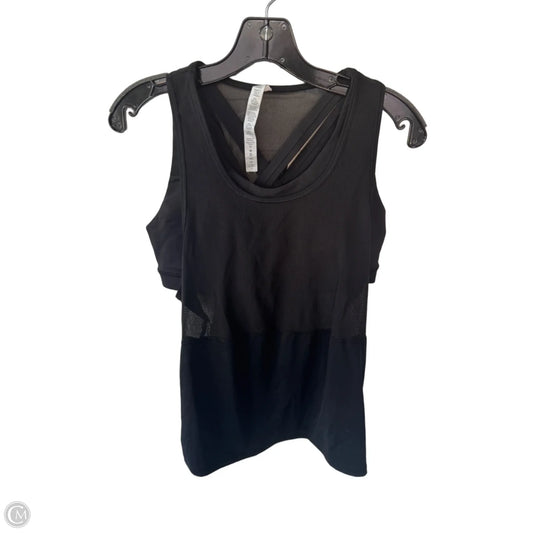 Athletic Tank Top By Lululemon In Black, Size: M