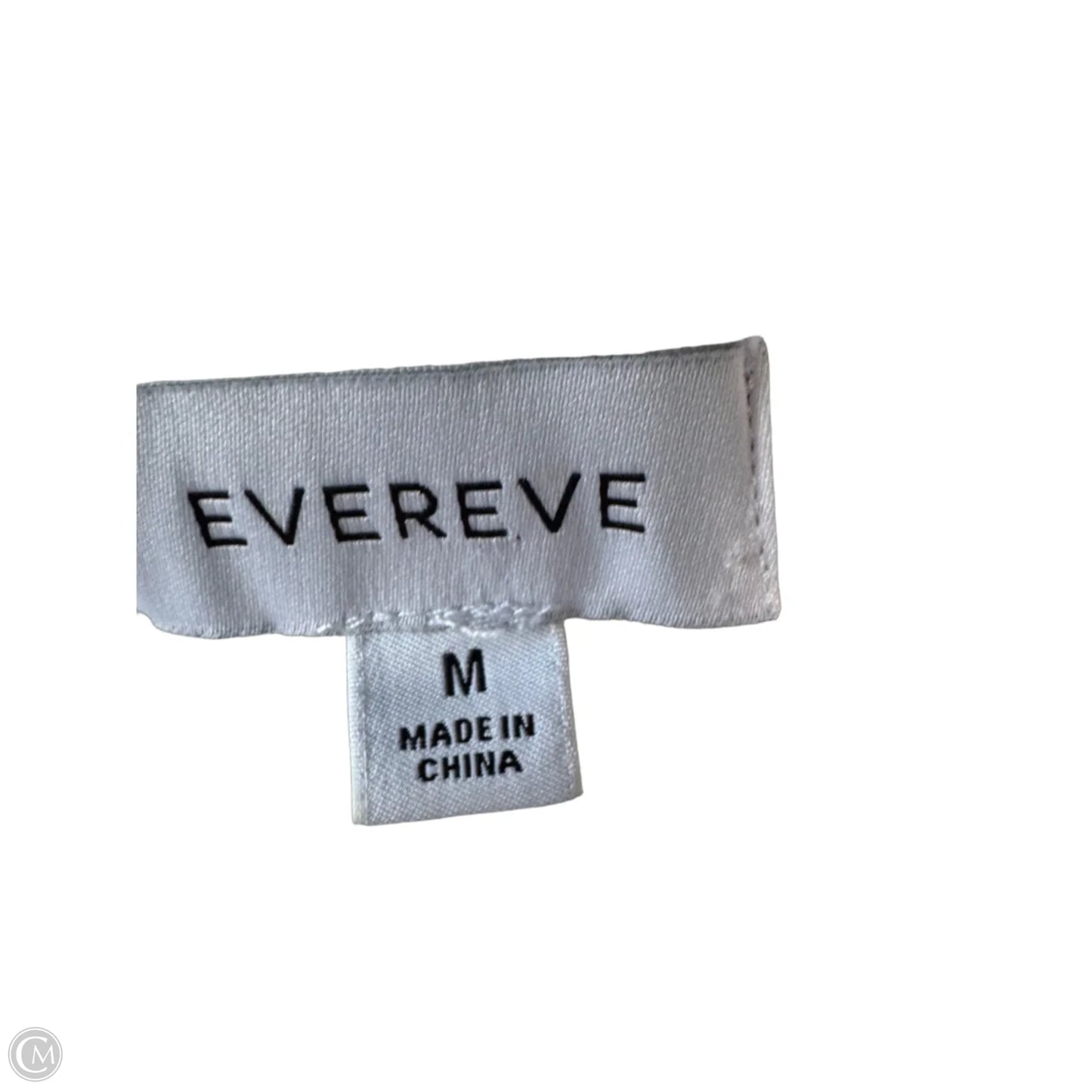 Top Long Sleeve By Evereve In Black & White, Size: M