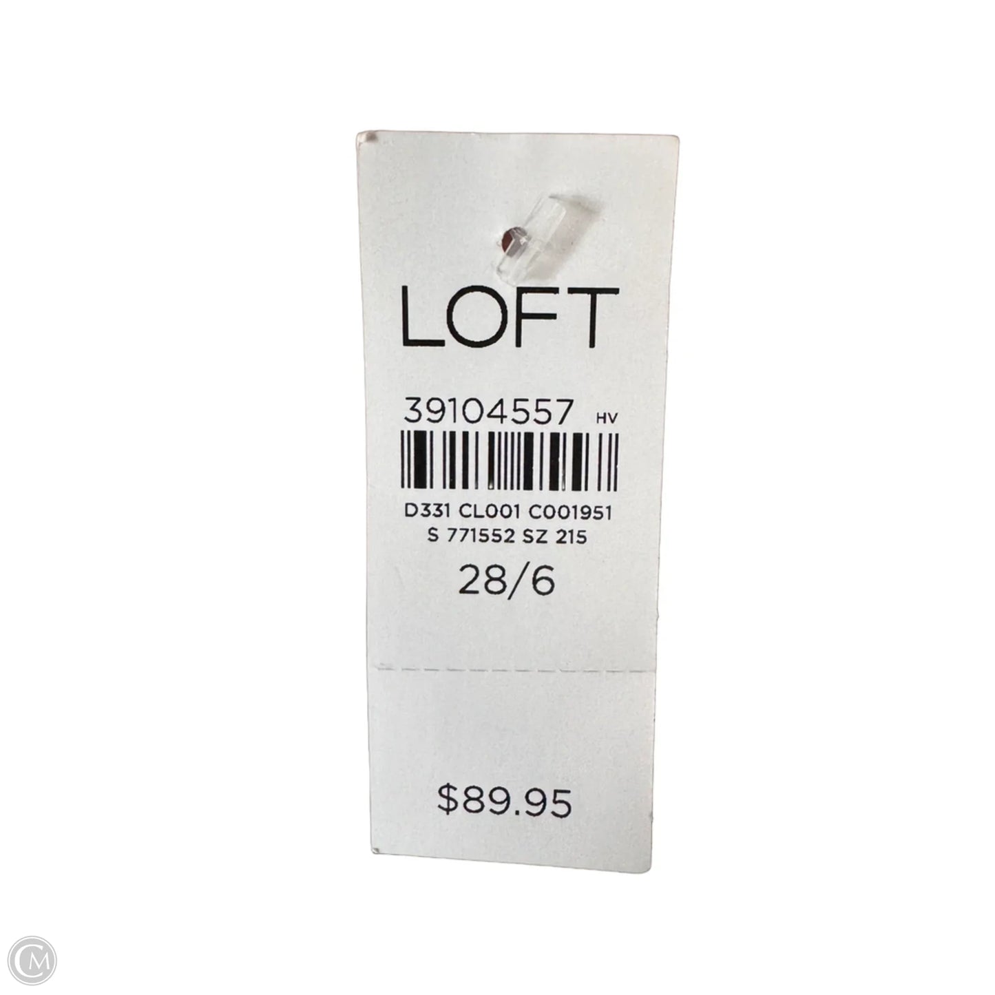 Jeans Flared By Loft In Black, Size: 6