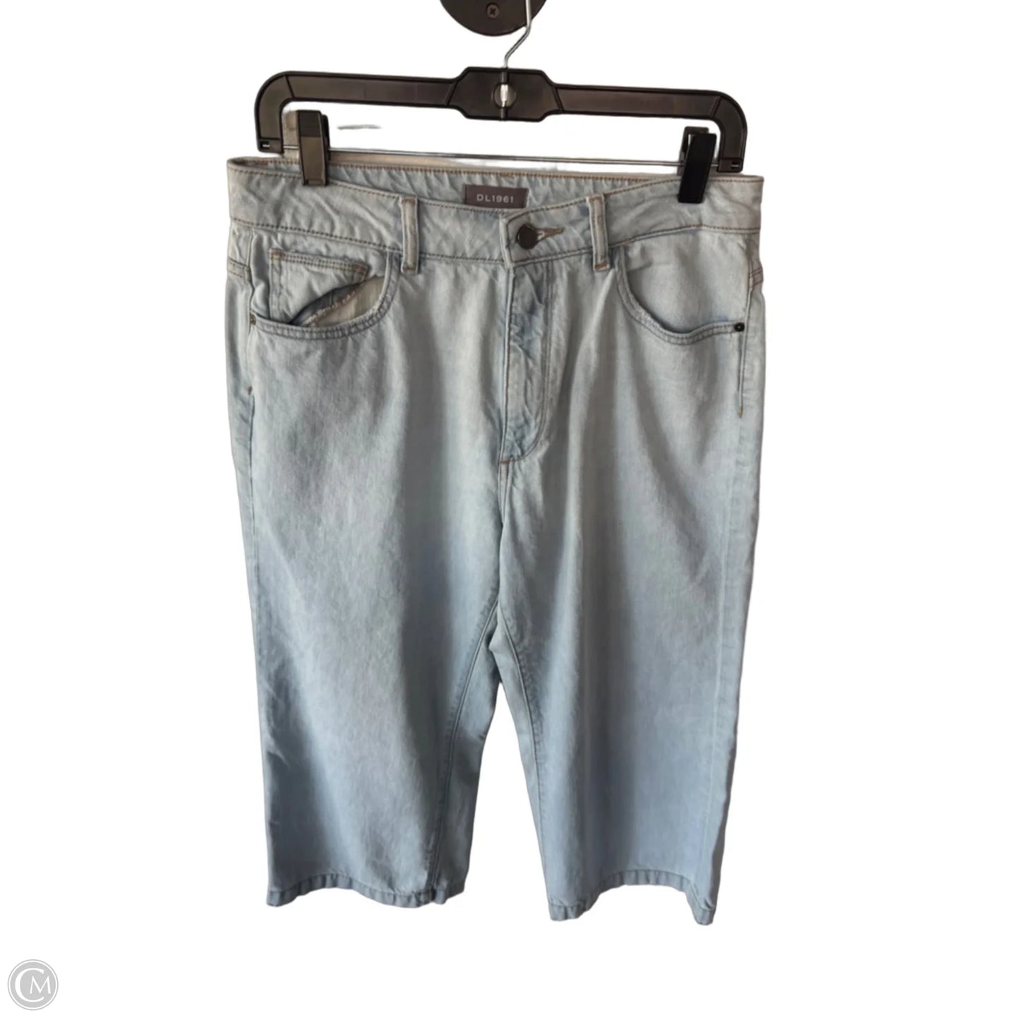 Jeans Cropped By Dl1961 In Blue Denim, Size: 8