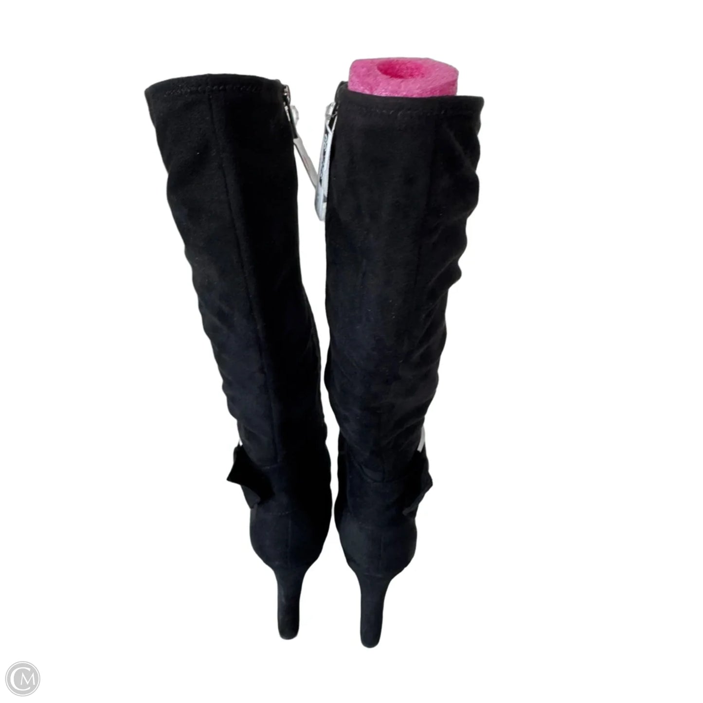 Boots Ankle Heels By Impo In Black, Size: 8.5