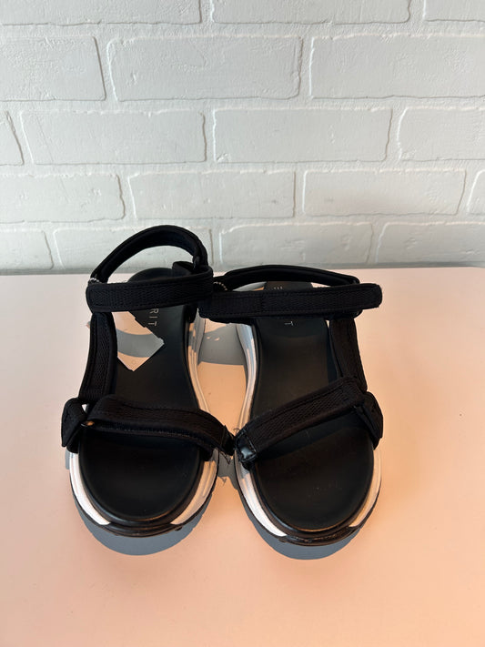Sandals Flats By Cmc In Black, Size: 10