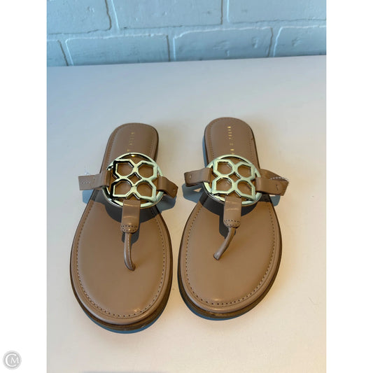 Sandals Flats By Kelly And Katie In Tan, Size: 8.5