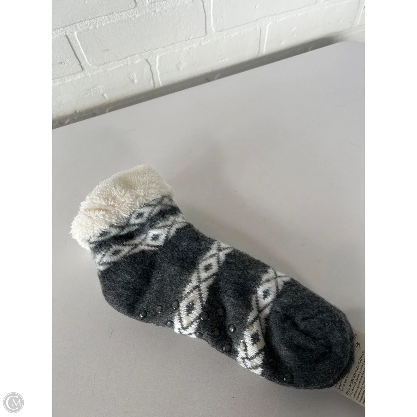 Socks By Clothes Mentor In Black & White, Size: Osfm